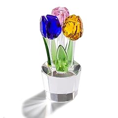Bouquet tulipani cristallo usato  Spedito ovunque in Italia 