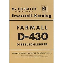 Mccormick ersatzteilliste dies gebraucht kaufen  Wird an jeden Ort in Deutschland