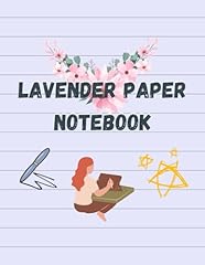 Lavender paper notebook for sale  Delivered anywhere in USA 