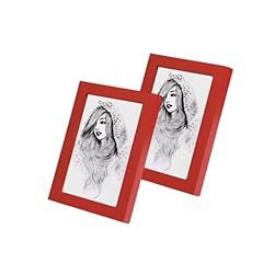 Cornice portafoto rossa usato  Spedito ovunque in Italia 