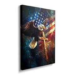 Eagle canvas wall for sale  Delivered anywhere in USA 