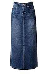 Long denim skirt for sale  Delivered anywhere in USA 