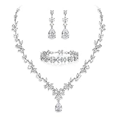 Crysdue wedding jewelry for sale  Delivered anywhere in USA 