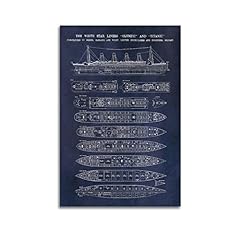 Njyxart titanic poster for sale  Delivered anywhere in USA 