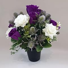 Artificial thistle rose for sale  Delivered anywhere in UK