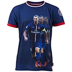 Paris Saint Germain PSG - Camicia della collezione ufficiale Zlatan Ibrahimovic n. 10, taglia bambino, blu, 6 anni usato  Spedito ovunque in Italia 