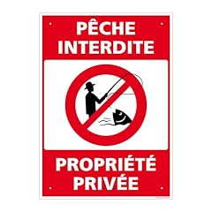Panneau pêche interdite d'occasion  Livré partout en France