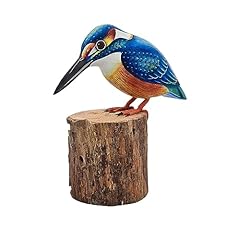 Wooden kingfisher bird for sale  Delivered anywhere in UK