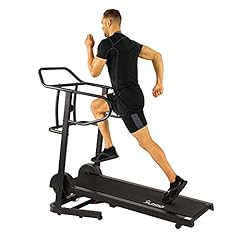 Sunny Health & Fitness Force Fitmill Manual Treadmill with 16 Levels of Magnetic Resistance, 300 LB Max Weight and Dual Flywheels - SF-T7723, Black for sale  Delivered anywhere in USA 