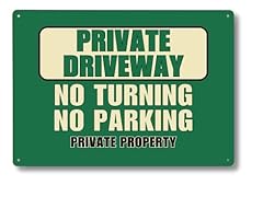 Private driveway sign for sale  Delivered anywhere in UK