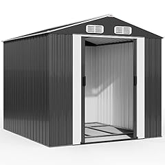 Deuba Garden Shed Tool Metal Anthracite Outdoor Storage, used for sale  Delivered anywhere in UK