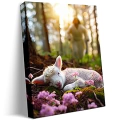 Jesus lamb canvas for sale  Delivered anywhere in USA 