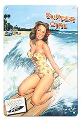 Surfer girl retro for sale  Delivered anywhere in USA 