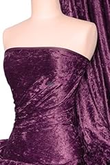 Crushed velvet stretch for sale  Delivered anywhere in UK
