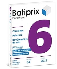 Volume batiprix 2017 d'occasion  Livré partout en France