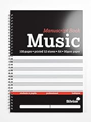 Silvine music manuscript for sale  Delivered anywhere in UK