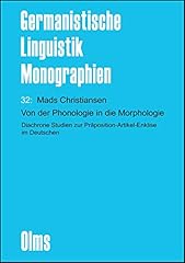Phonologie morphologie diachro gebraucht kaufen  Wird an jeden Ort in Deutschland