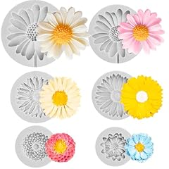 6pcs flower silicone for sale  Delivered anywhere in UK