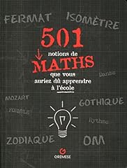 501 notions maths d'occasion  Livré partout en France