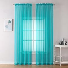 Ovzme turquoise sheer for sale  Delivered anywhere in USA 