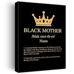 Black mother canvas for sale  Delivered anywhere in USA 