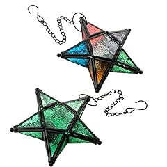 Glass star lantern for sale  Delivered anywhere in USA 