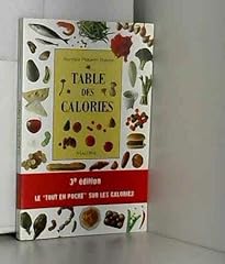 Table calories 3e d'occasion  Livré partout en France