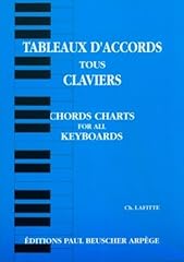 Tableaux accords claviers d'occasion  Livré partout en France