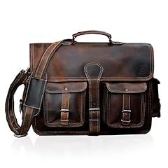 Leather laptop messenger for sale  Delivered anywhere in USA 