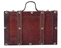 Vintiquewise(TM Old-Fashioned Small Suitcase/Decorative for sale  Delivered anywhere in USA 
