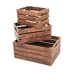 Rustic wood crates for sale  Delivered anywhere in USA 