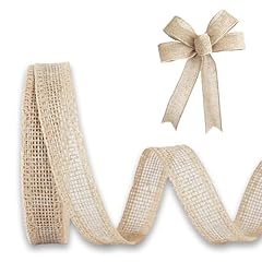Jaozuyard burlap ribbon for sale  Delivered anywhere in USA 