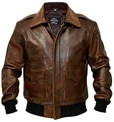 Aviator distressed brown for sale  Delivered anywhere in USA 