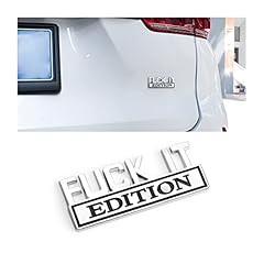 Fuck edition emblem for sale  Delivered anywhere in USA 