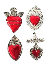 Mexican hearts milagros for sale  Delivered anywhere in USA 