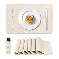 Vinyl placemats set for sale  Delivered anywhere in USA 