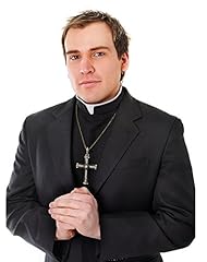 Black priest shirt for sale  Delivered anywhere in UK