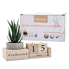 Wooden block calendar for sale  Delivered anywhere in USA 