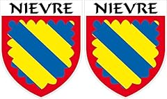 Blason nievre autocollants d'occasion  Livré partout en France