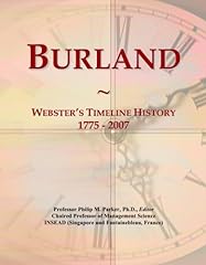 Burland webster timeline for sale  Delivered anywhere in UK