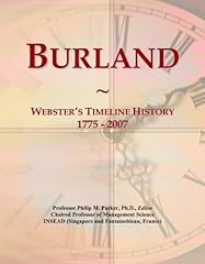 Burland webster timeline for sale  Delivered anywhere in UK