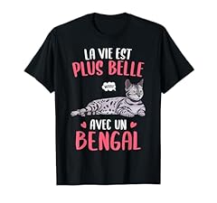 Tshirt chat bengal d'occasion  Livré partout en France
