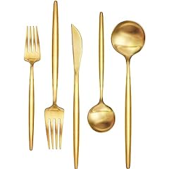 Piece gold silverware for sale  Delivered anywhere in USA 