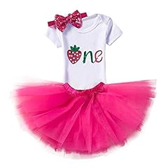ODASDO Newborn Infant Baby Girl First Birthday Outfit for sale  Delivered anywhere in Canada