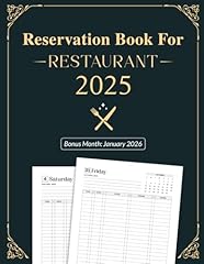Reservation book restaurant for sale  Delivered anywhere in USA 