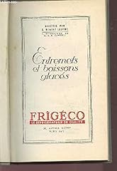 Entremets boissons glacees. d'occasion  Livré partout en France