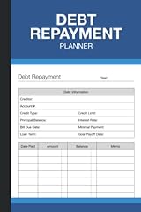 Debt repayment planner for sale  Delivered anywhere in USA 