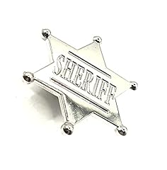Sheriff badge silver for sale  Delivered anywhere in UK