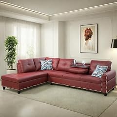 Fontoi leather sectional for sale  Delivered anywhere in USA 