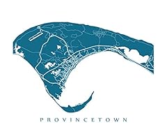 Provincetown map print for sale  Delivered anywhere in USA 